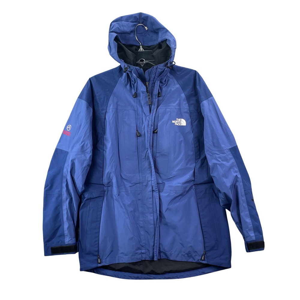 The North Face Summit Series Jacket Womens Large Blue Gore-Tex Hooded Shell Gorp